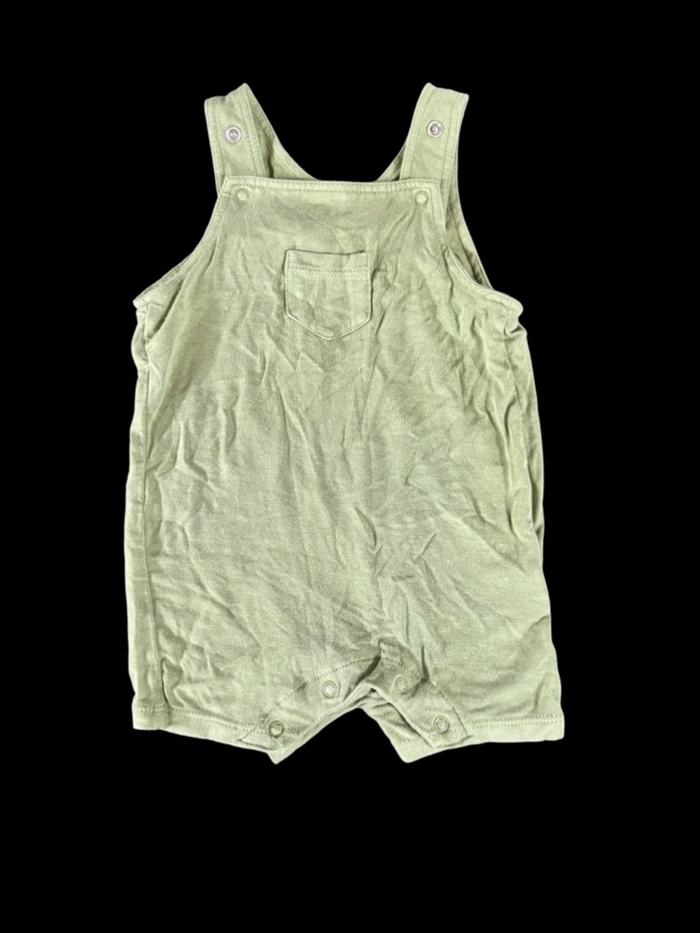Angel Dear Light Green Knit One-Piece Romper